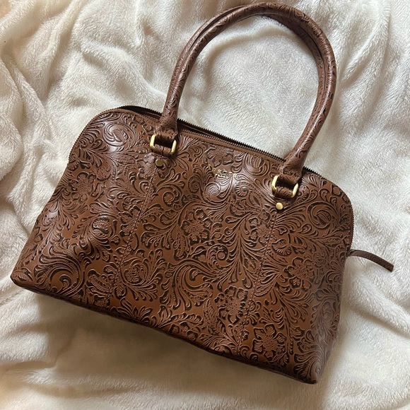 🟪 Assots London Floral Embossed Shoulder Bag - Picture 3 of 6